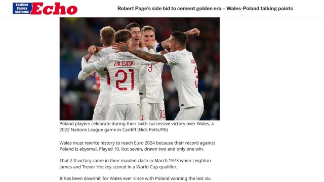 Reprezentacja Walii ma teraz impet i jest wokół niej dobra energia - to częsty ton komentarzy przed meczem z Polakami. To mecz, który jest kluczem do awansu na Euro.